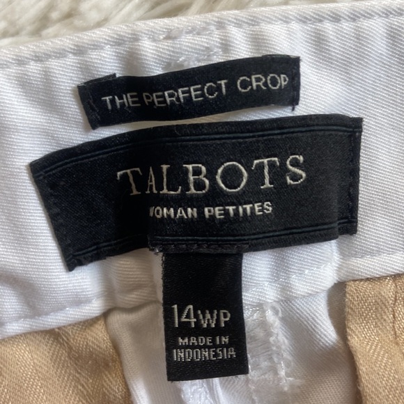 Talbots The Perfect Crop White Pant - Picture 6 of 7